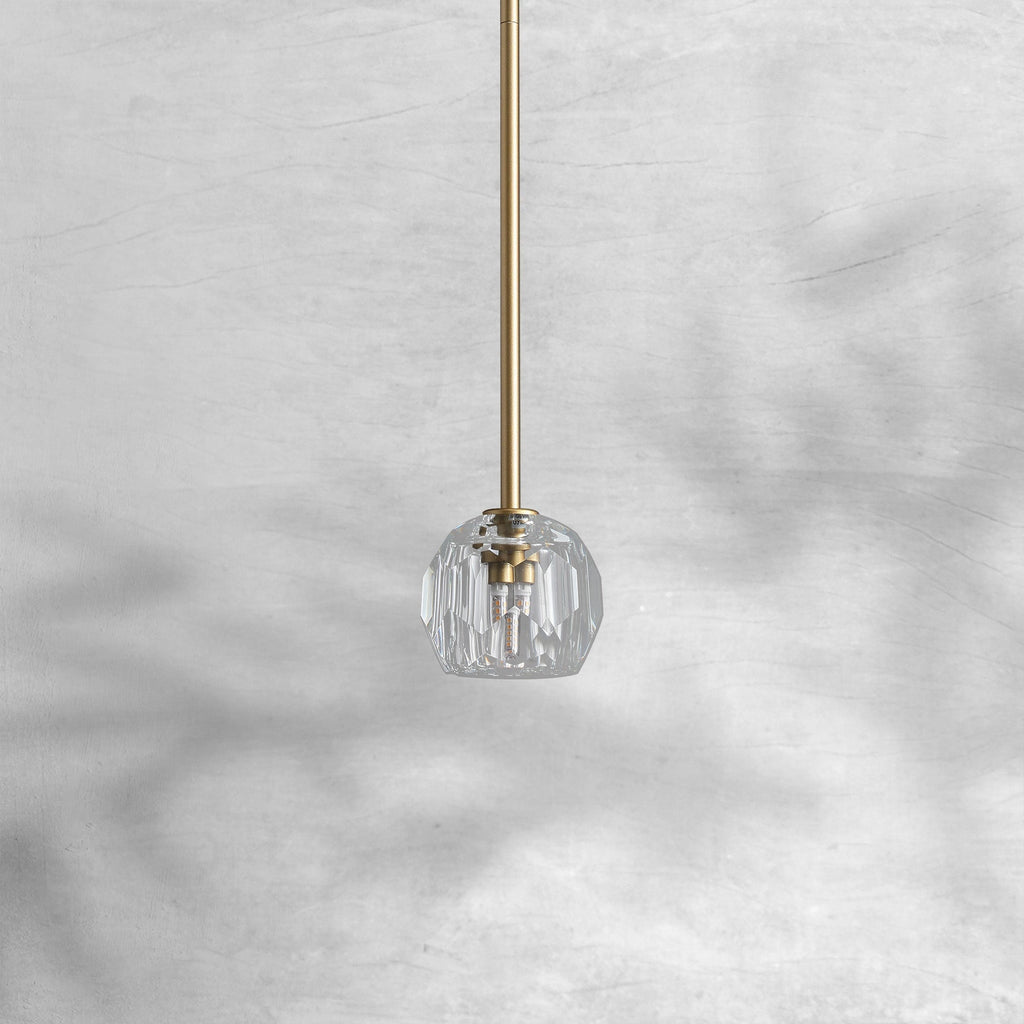 Bille De Crystal Kitchen Island Pendant Light