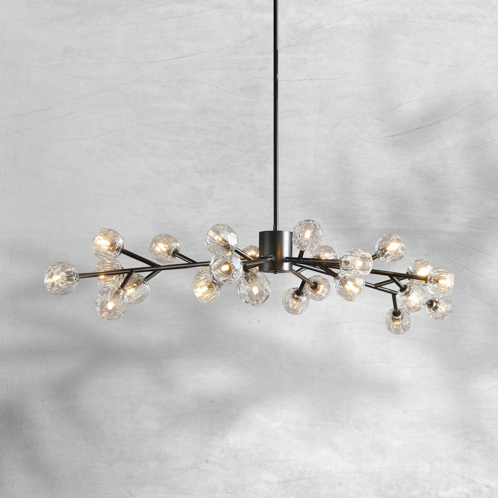 Bille De Crystal Round Chandelier 60"