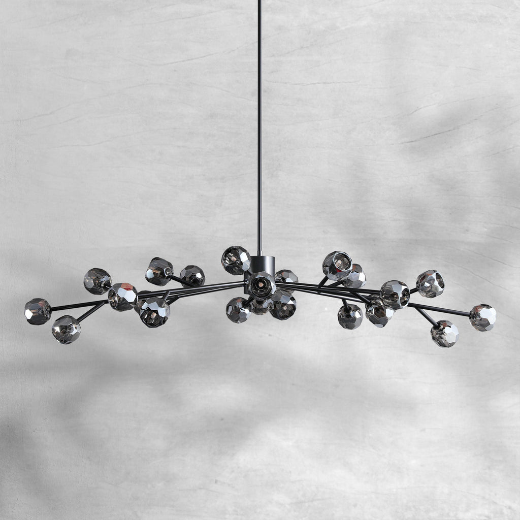 Bille De Crystal Round Chandelier 72"