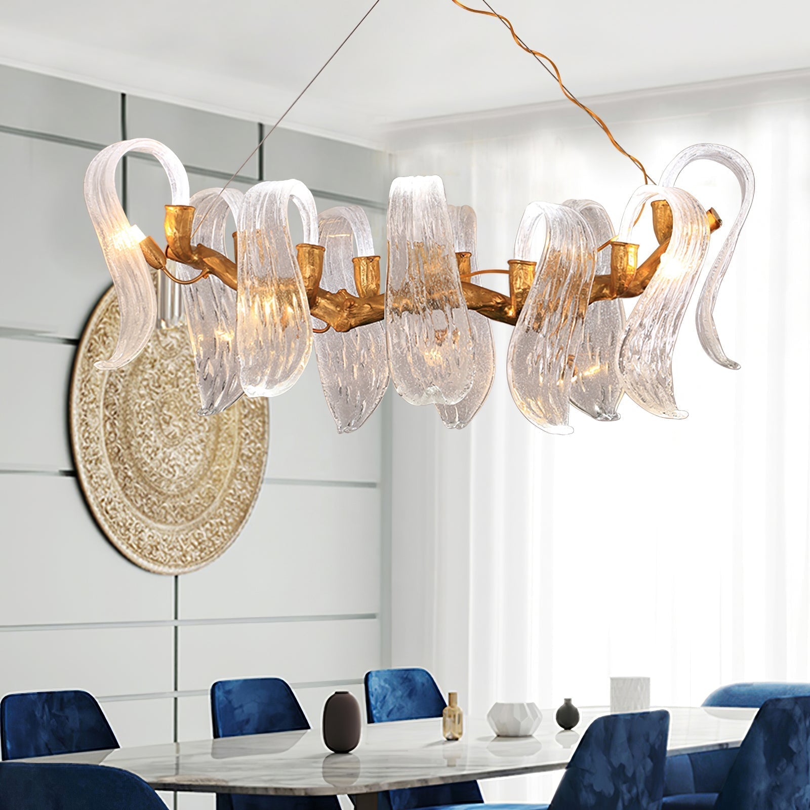 Icarus Wings Horizontal Branch Chandelier