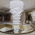 Luxury Palm Tree Glass Rods Chandelier for Hotel/Restaurant/Villa/Staircase