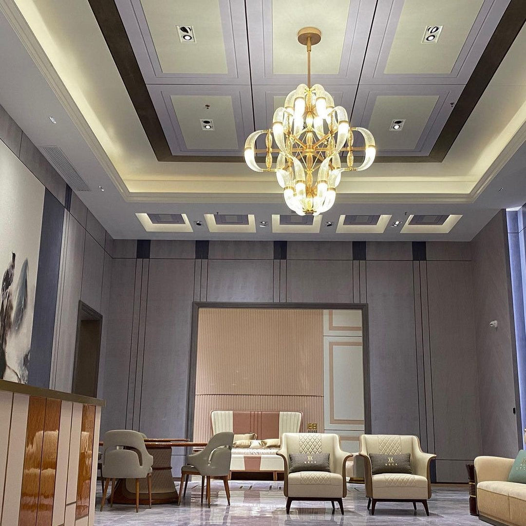 Modern Art Glass Chandelier for Living Room/Dining Room/Kitchen Island/Bedroom