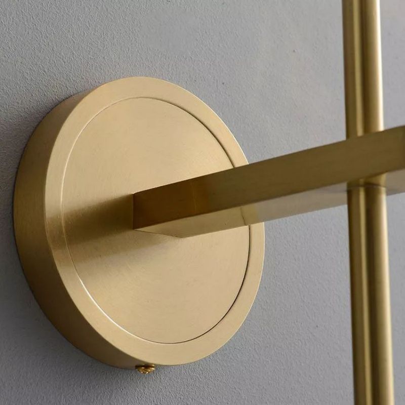 Riviko Radiant Prism Brass Wall Sconce - Background Shot