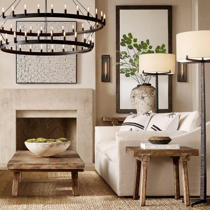 Celestine Vintage Round Chandelier Black Color