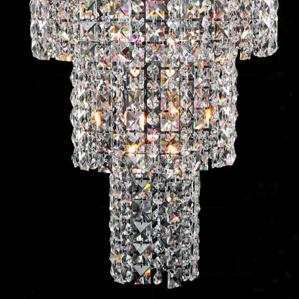 Riviko Grand Radiance K9 Crystal Chandelier - Background Shot