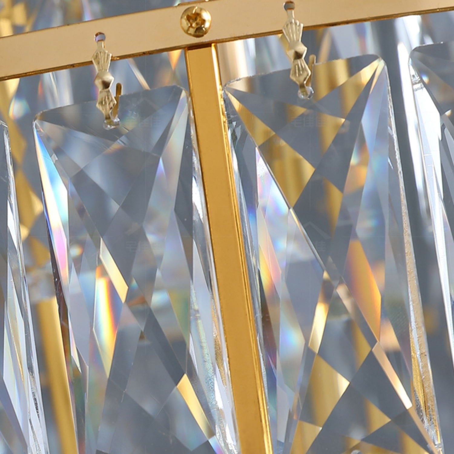 Riviko Grand Radiance Round K9 Crystal Chandelier - Background Shot