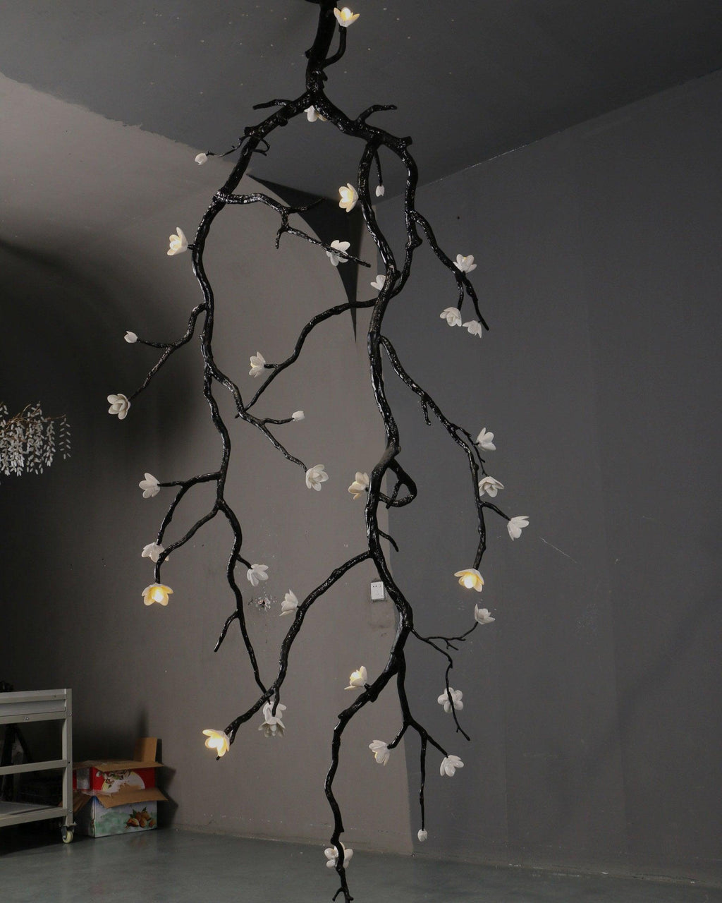 Large Long Branch Flower Chandelier - Yovalighting