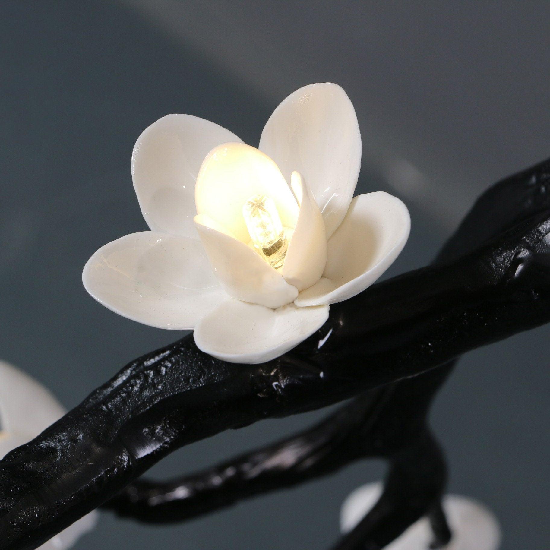 Large Long Branch Flower Chandelier - Yovalighting