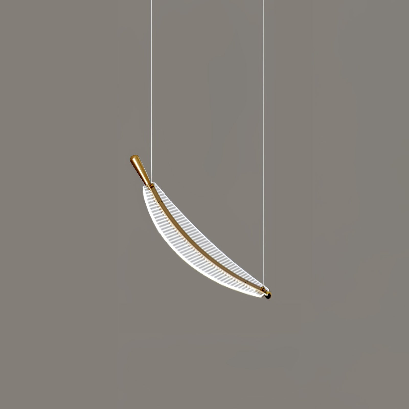 Leaf Crystal Spiral LED Chandelier