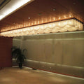 Long wave reception crystal chandelier