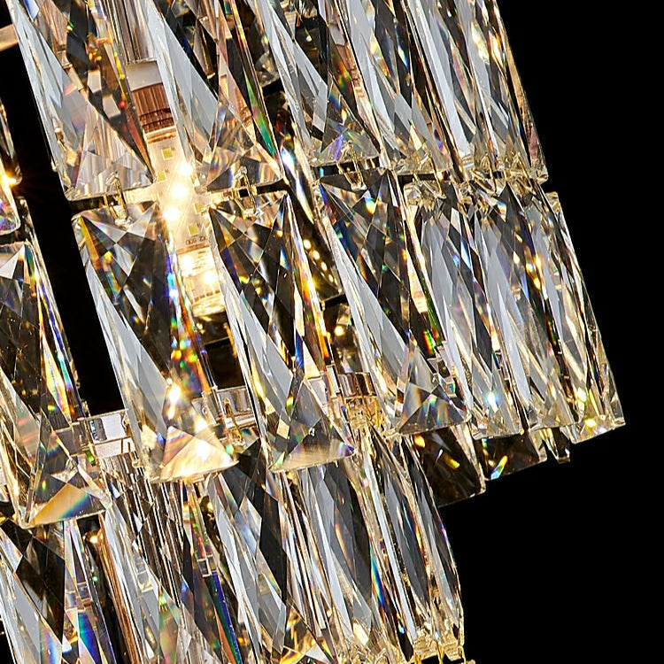 Riviko Grand Lumina Crystal Staircase Chandelier - Background Shot