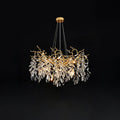LG Gold Chandeliers Tree Branch Kitchen, Modern Crystal Chandelier