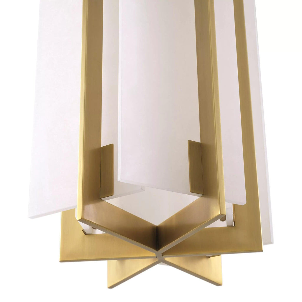 Riviko Veridian Alabaster 5-Light Chandelier - Background Shot