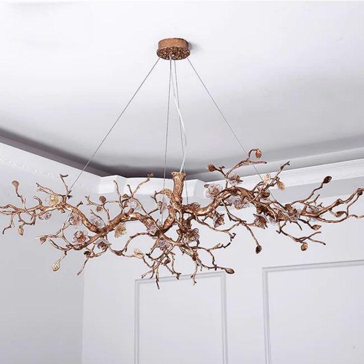 Riviko Luxury Flower Tree Branch Chandelier - Background Shot