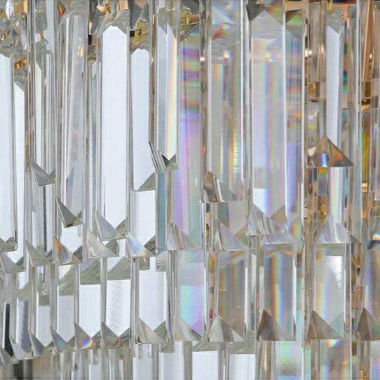 Riviko Grand Lumina Round Crystal Chandelier - Background Shot
