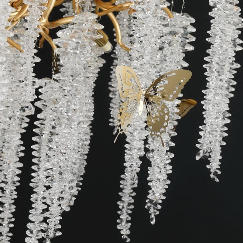 Riviko Starlight Bloom Crystal Branch Chandelier - Background Shot