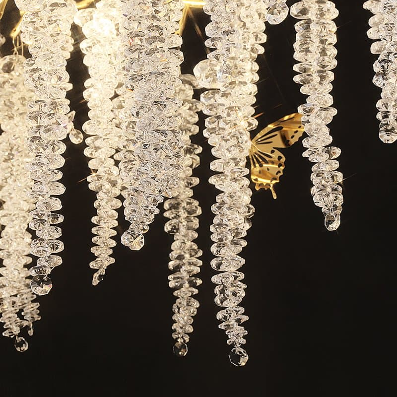 Riviko Starlight Bloom Crystal Branch Chandelier - Background Shot