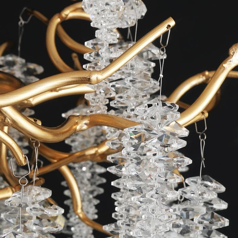 Riviko Starlight Bloom Crystal Branch Chandelier - Background Shot