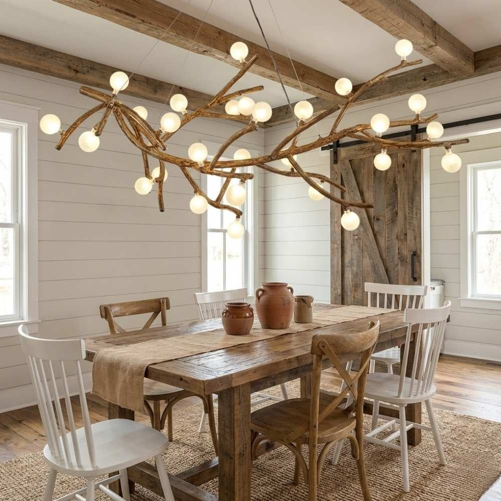 Demolion Crystal Glove Branch Chandelier