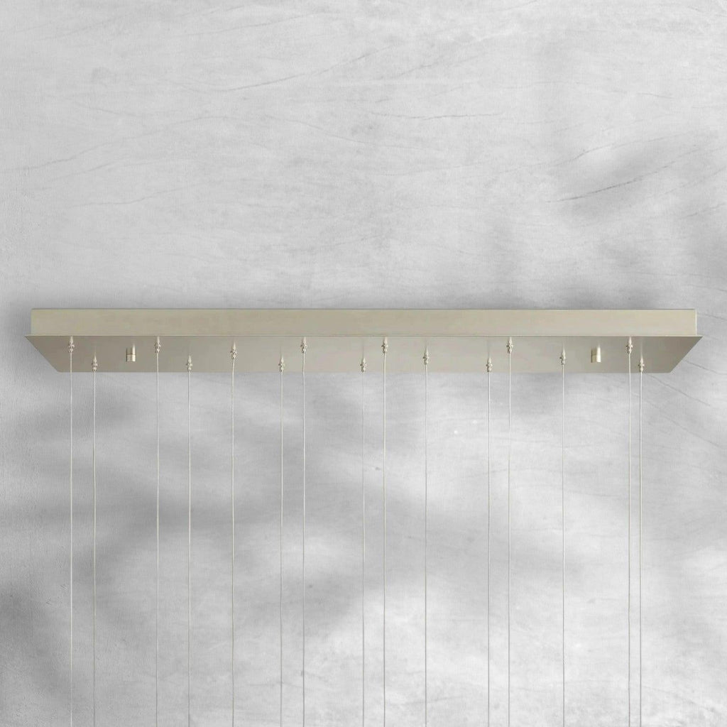 Maeva Rectangular Chandelier 15/30 Light