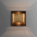 Riviko Industrial Brass Wall Sconce - Background Shot