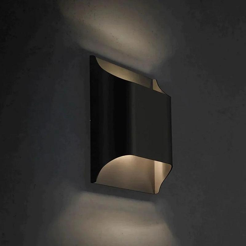 Riviko Industrial Brass Wall Sconce - Background Shot