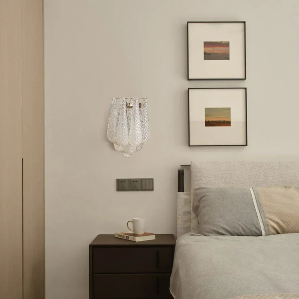 Murelli Petals White Wall Light 13.4"