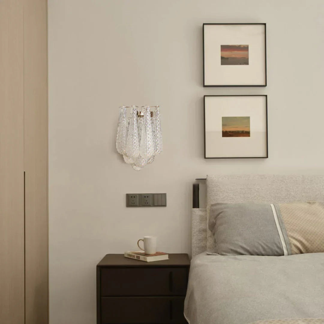Murelli Petals White Wall Light 13.4"