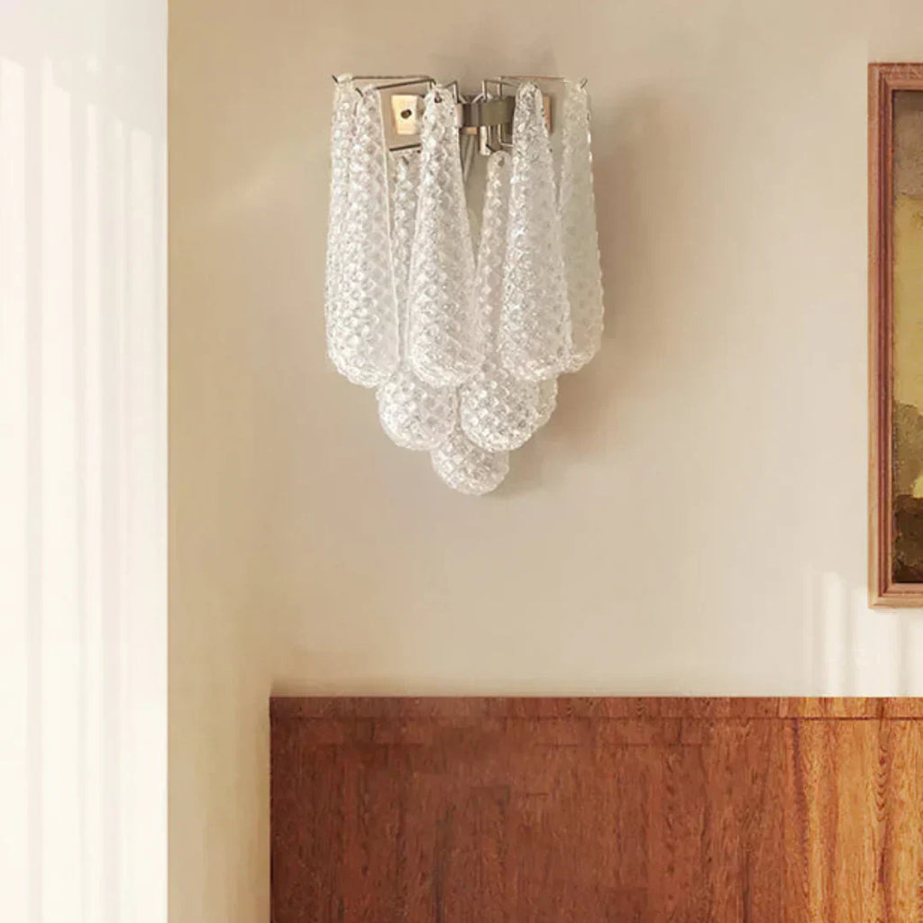 Murelli Petals White Wall Light 13.4"