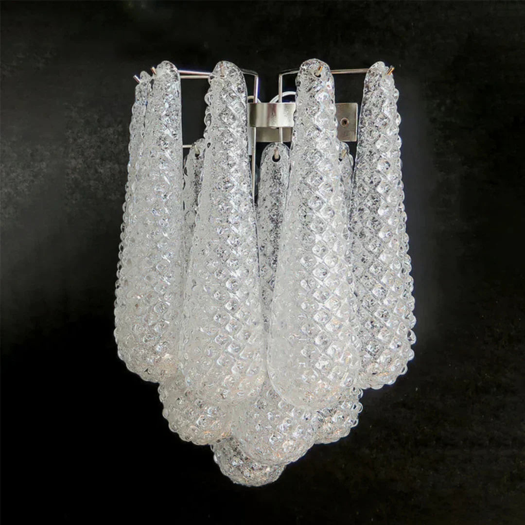 Murelli Petals White Wall Light 13.4"