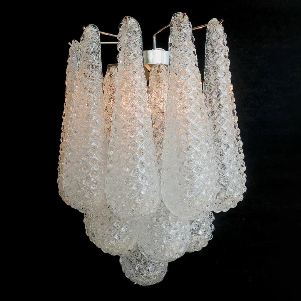 Murelli Petals White Wall Light 13.4"