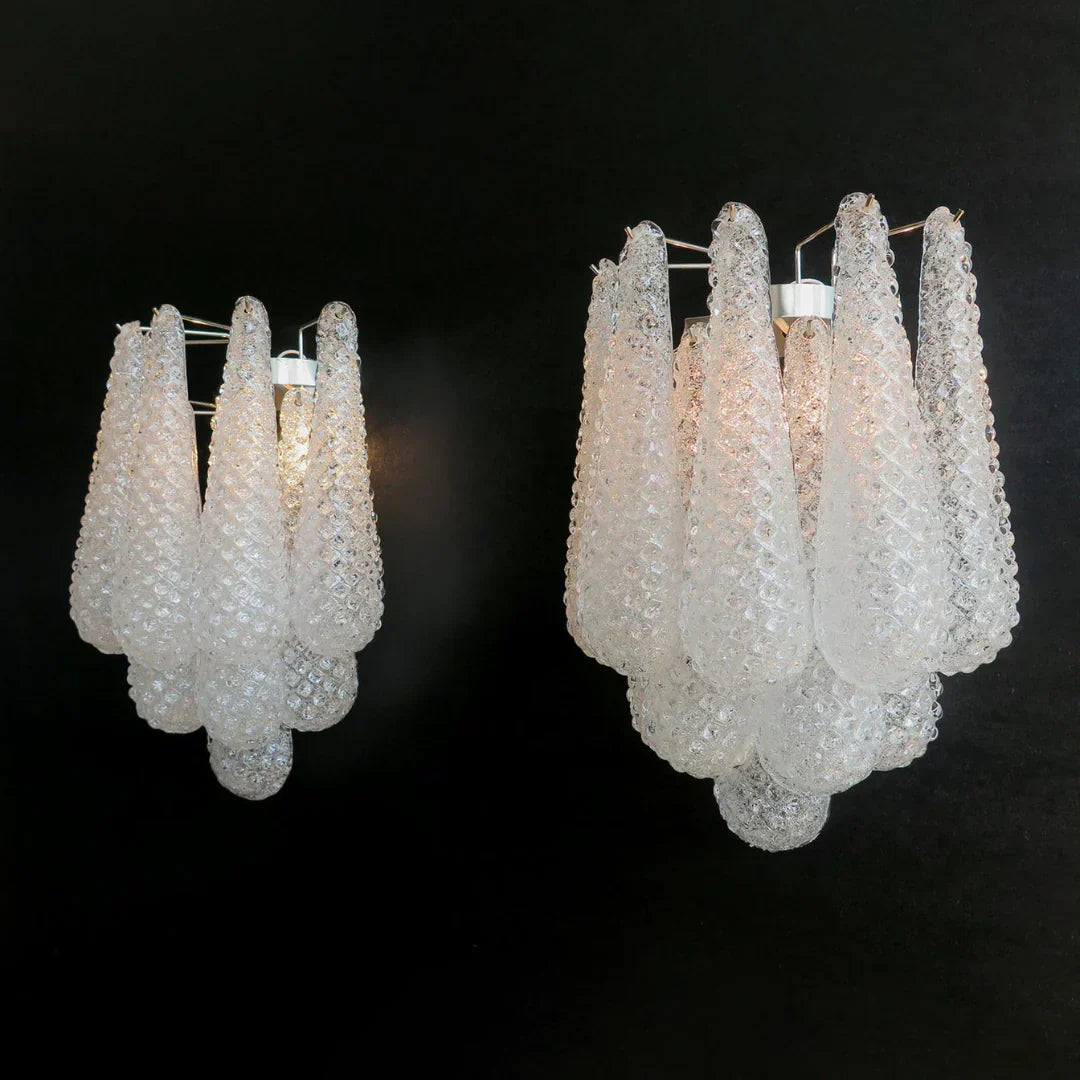 Murelli Petals White Wall Light 13.4"