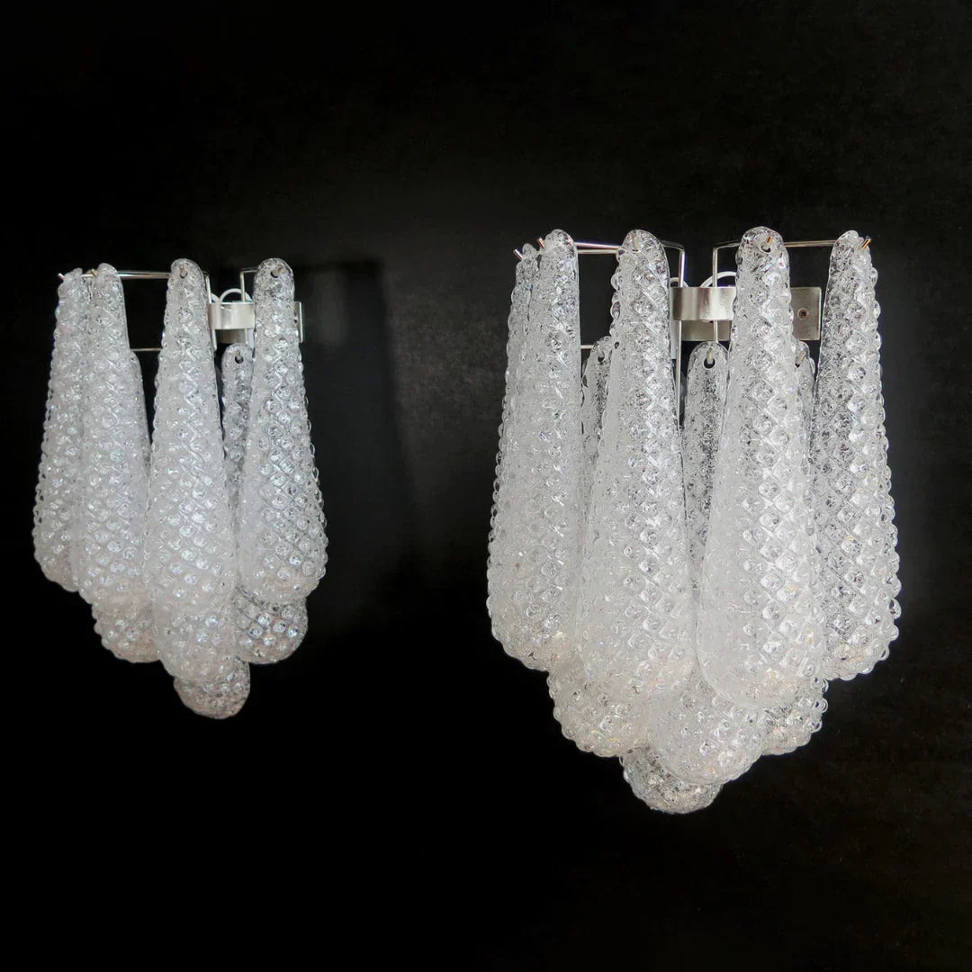 Murelli Petals White Wall Light 13.4"