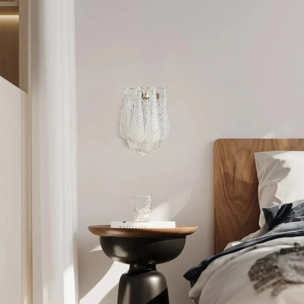 Murelli Petals White Wall Light 13.4"