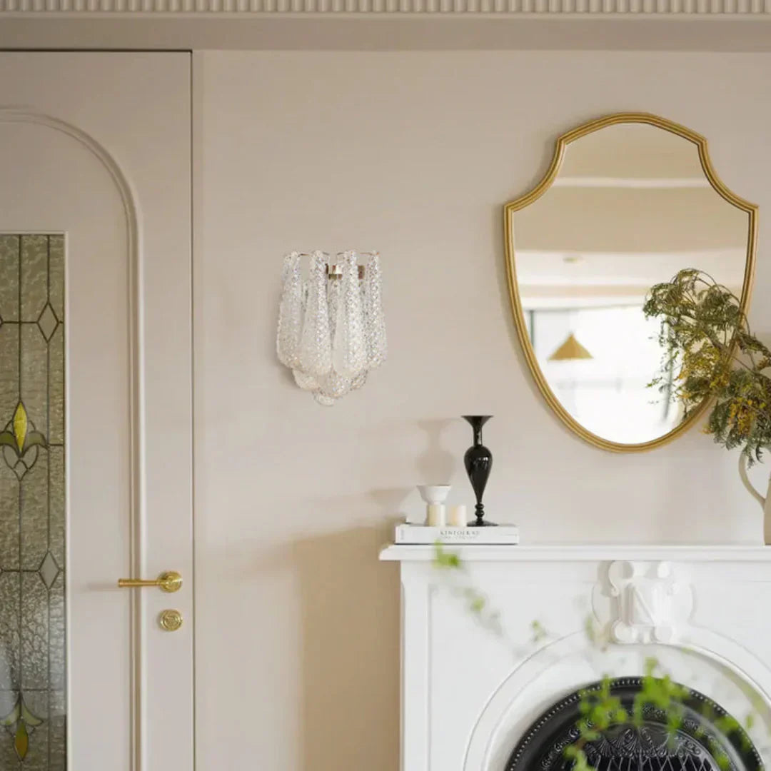 Murelli Petals White Wall Light 13.4"
