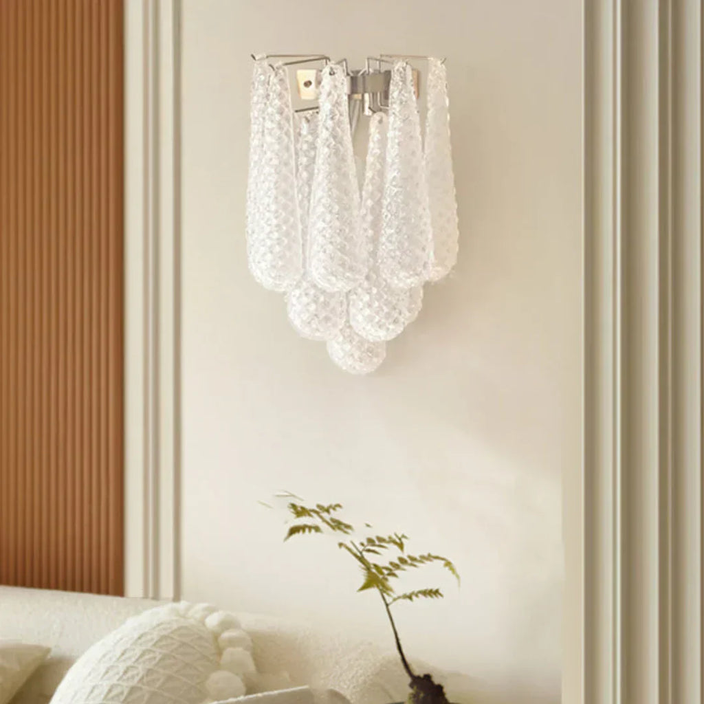 Murelli Petals White Wall Light 13.4"