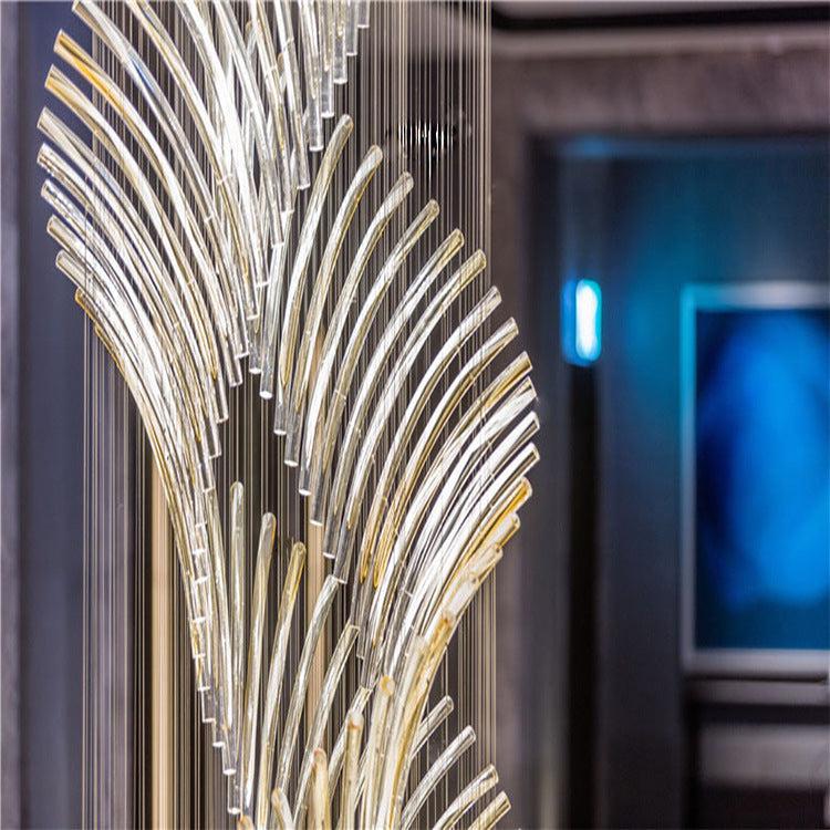Riviko Grand Lumina Spiral Chandelier - Background Shot