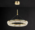 Light Luxury Creative Multi-layer Shell Crystal Art Chandelier for Living/Dining Room