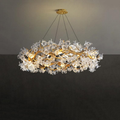 Riviko Gilded Bloom Crystal Branch Chandelier - Background Shot