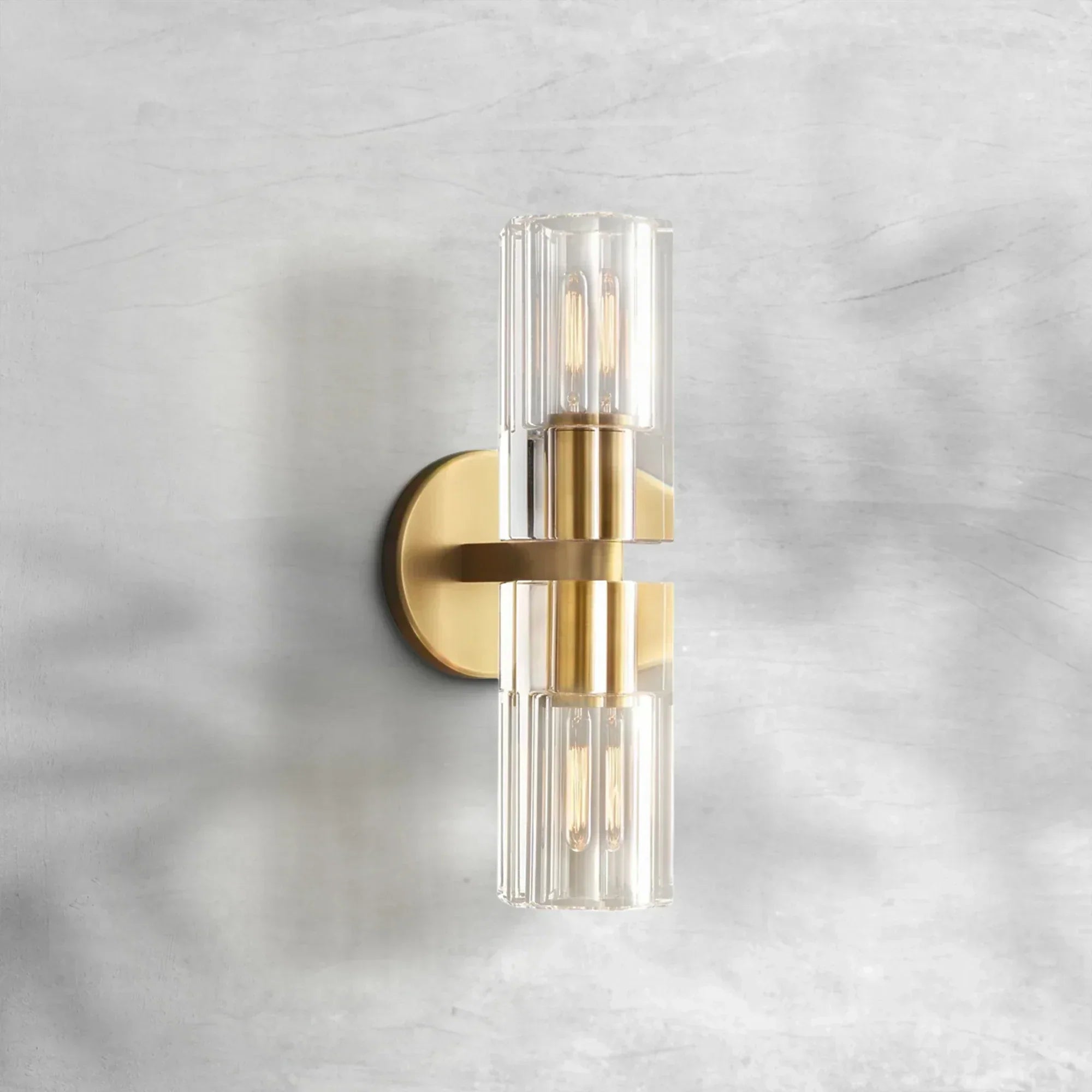 Arcachen Crystal 2 Lights Wall Sconce