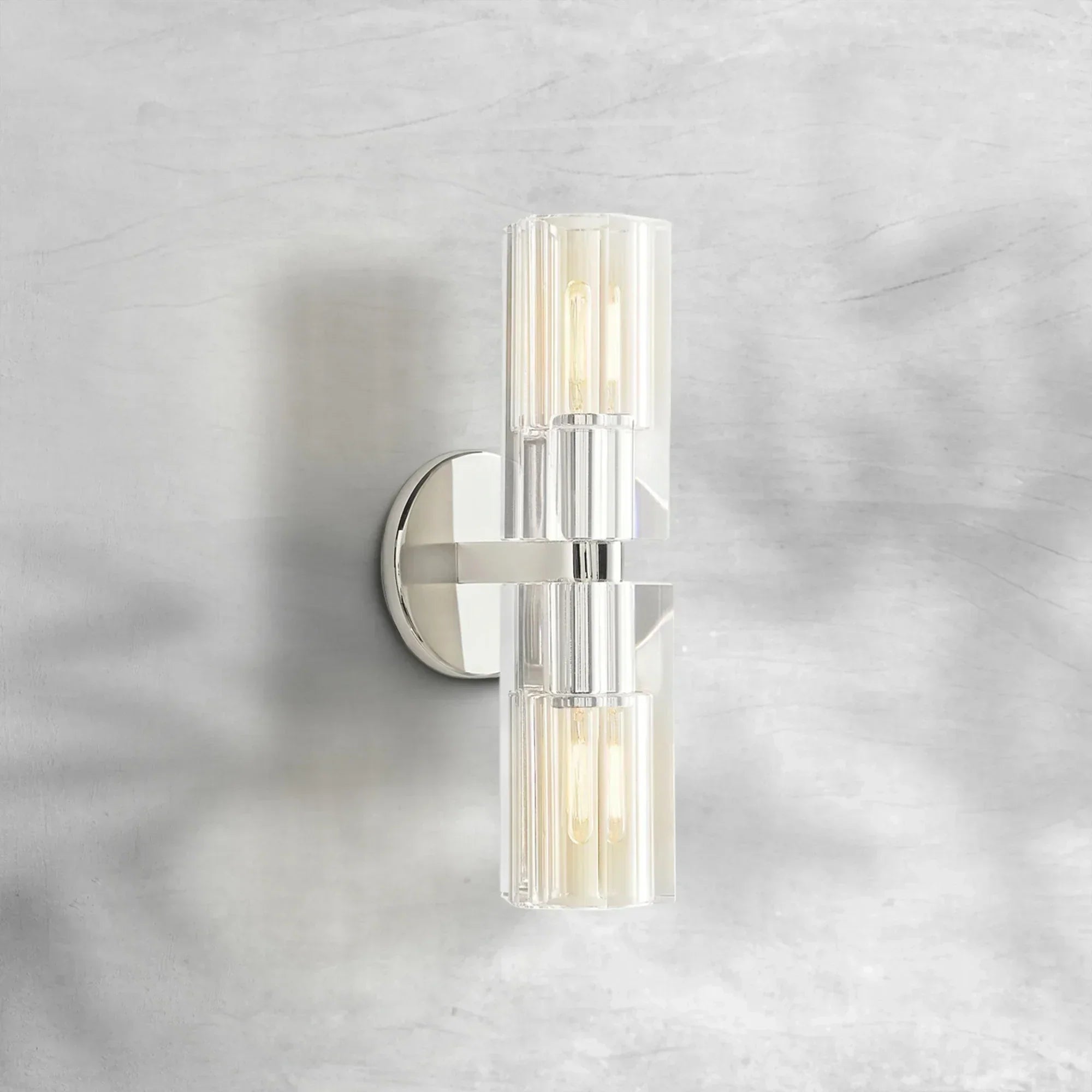 Arcachen Crystal 2 Lights Wall Sconce