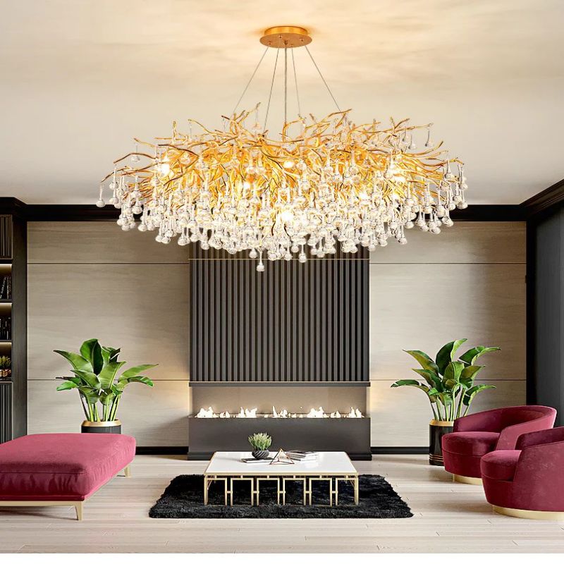 LG Aquarcadia Living Room Branch Chandelier