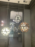 Extra Large Artistic Globe Morning glory Chandelier Modern Designer Chalice Suspension Pendant Light for Dining Room/Coffee Table