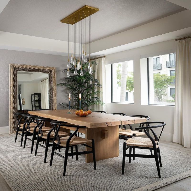 Soltaire Raindrop Linear Chandelier