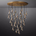 Soltaire Raindrops Round Chandelier 60"