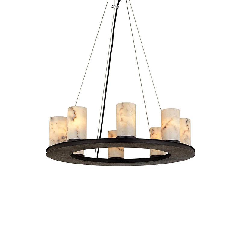 Alabaster Chandelier for Dining Table - Riviko