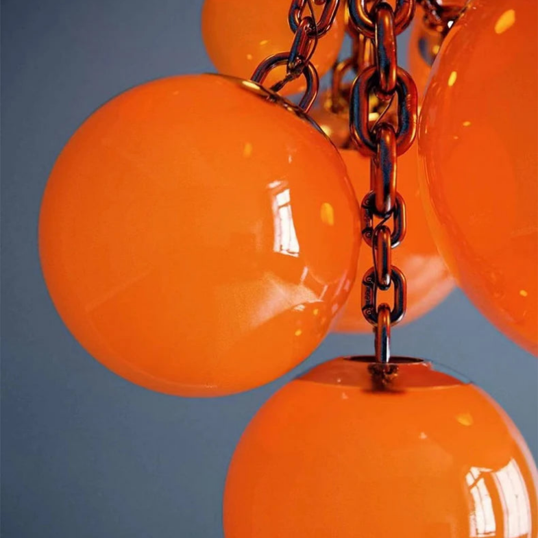 Colorful Fruit Grape Hanging Swag Chandelier