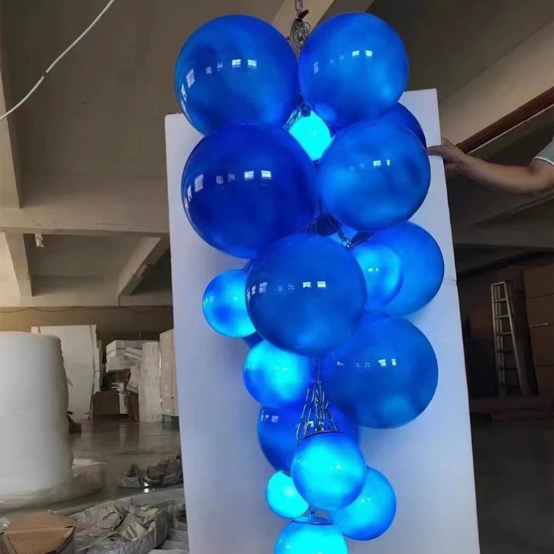 Colorful Fruit Grape Hanging Swag Chandelier