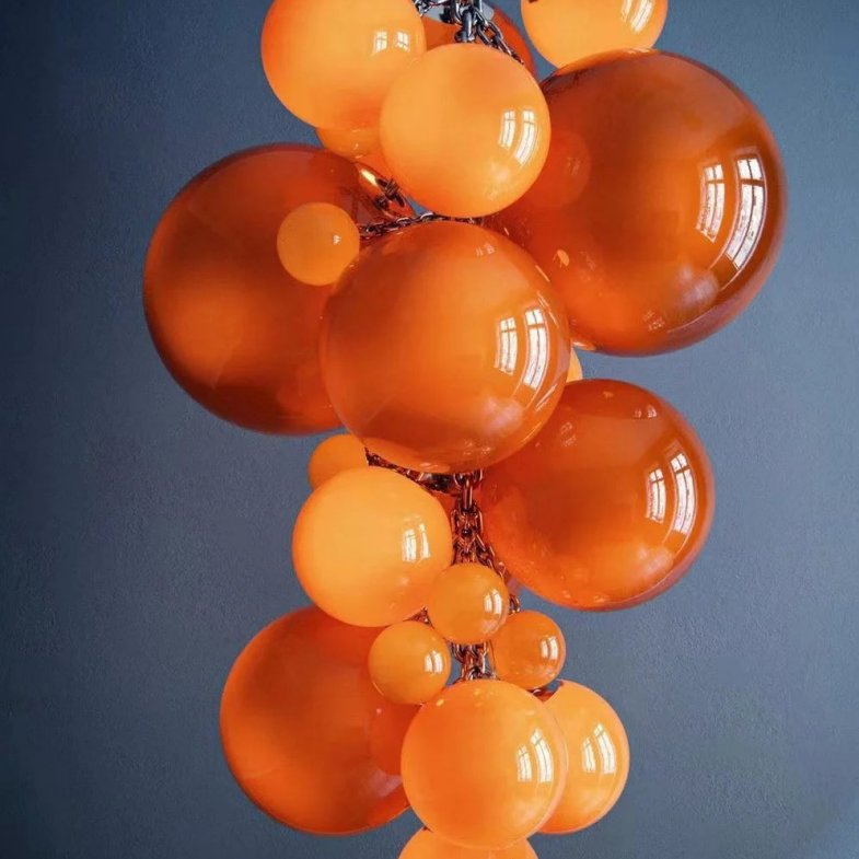 Colorful Fruit Grape Hanging Swag Chandelier