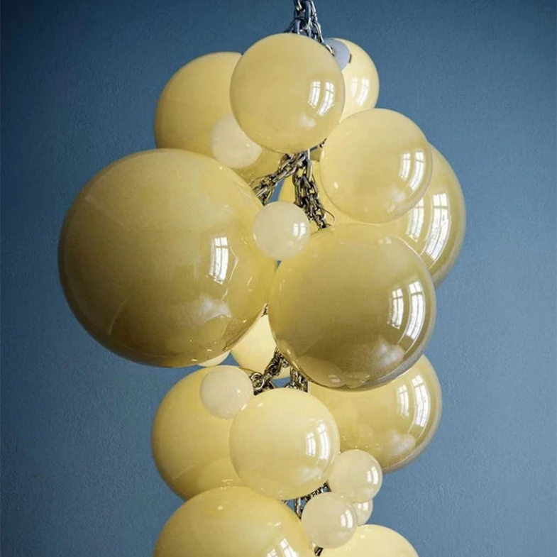 Colorful Fruit Grape Hanging Swag Chandelier